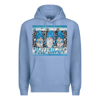 Colony Blue hello winter gnome Premium Hoodie - JahusDesignShop