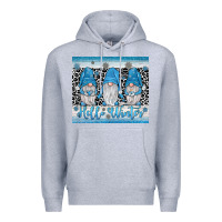 Heather Grey hello winter gnome Premium Hoodie - JahusDesignShop