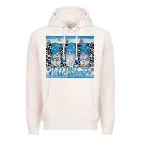 Pale Pink hello winter gnome Premium Hoodie - JahusDesignShop