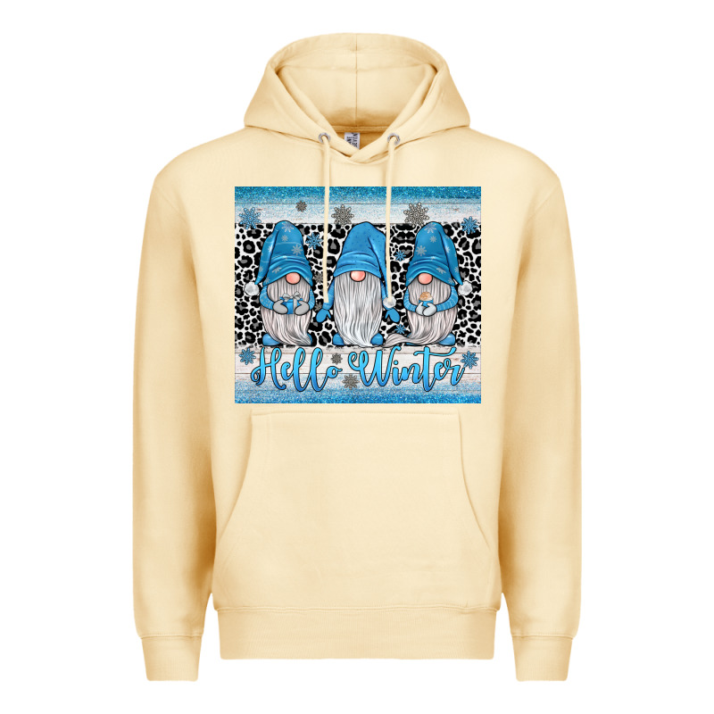 Hello Winter Gnome Premium Hoodie by JahusDesignShop | Teevron