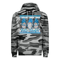 Slate Camo hello winter gnome Premium Hoodie - JahusDesignShop