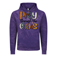 Cloud Purple pray throthe chaos Vintage Hoodie - MaliasSmallBusiness