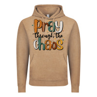 Vintage Coffee pray throthe chaos Vintage Hoodie - MaliasSmallBusiness