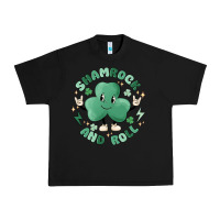 Black shamrock and roll Urban Heavy Tee - MaliasSmallBusiness