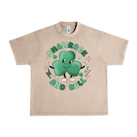 French Oak shamrock and roll Urban Heavy Tee - MaliasSmallBusiness