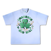Grape Ice shamrock and roll Urban Heavy Tee - MaliasSmallBusiness