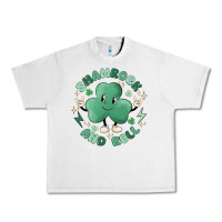 Lunar Rock shamrock and roll Urban Heavy Tee - MaliasSmallBusiness