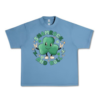 Pebble Blue shamrock and roll Urban Heavy Tee - MaliasSmallBusiness