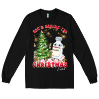 Black racn around the christmas tree Long Sleeve Tee - MaliasSmallBusiness