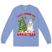 Colony Blue racn around the christmas tree Long Sleeve Tee - MaliasSmallBusiness