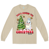 Mushroom racn around the christmas tree Long Sleeve Tee - MaliasSmallBusiness