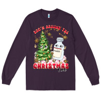 Plum racn around the christmas tree Long Sleeve Tee - MaliasSmallBusiness