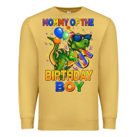 Antique Gold mommy of the 5 th birthday boy t rex Premium Sweatshirt - CowGirlArtShop
