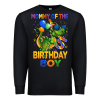 Black mommy of the 5 th birthday boy t rex Premium Sweatshirt - CowGirlArtShop