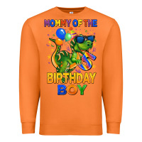 Carrot mommy of the 5 th birthday boy t rex Premium Sweatshirt - CowGirlArtShop