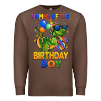 Chestnut mommy of the 5 th birthday boy t rex Premium Sweatshirt - CowGirlArtShop