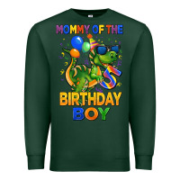 Sports Green mommy of the 5 th birthday boy t rex Premium Sweatshirt - CowGirlArtShop