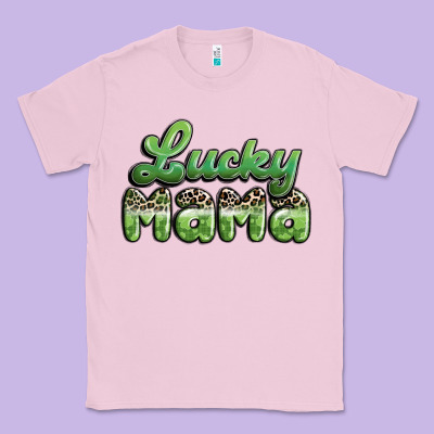 Lucky Mama Classic Tee Designed By Maliassmallbusiness