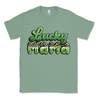 Sage lucky mama Classic Tee - MaliasSmallBusiness