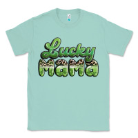 Seafoam lucky mama Classic Tee - MaliasSmallBusiness