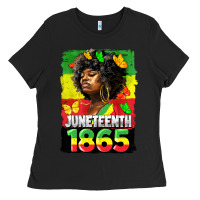 Black juneteenth 1865 black freedom Ladies Tee - HRA Design Shop