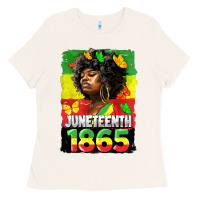 Bone juneteenth 1865 black freedom Ladies Tee - HRA Design Shop