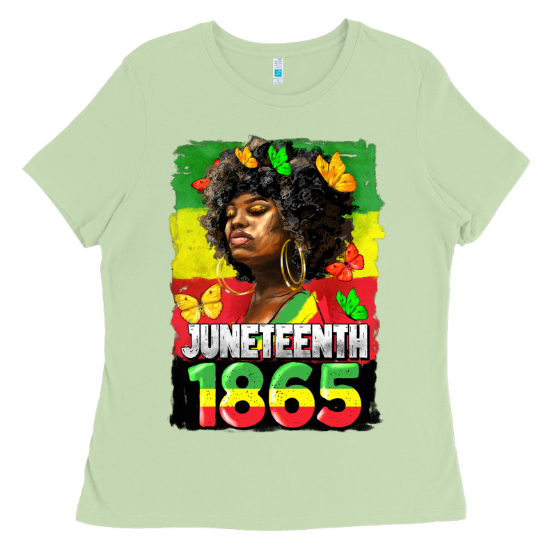 Juneteenth 1865 Black Freedom Ladies Tee by HRA Design Shop | Teevron