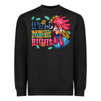 Black yall aint right with chicken Heavyweight Sweatshirt - NancyCooperArtShop
