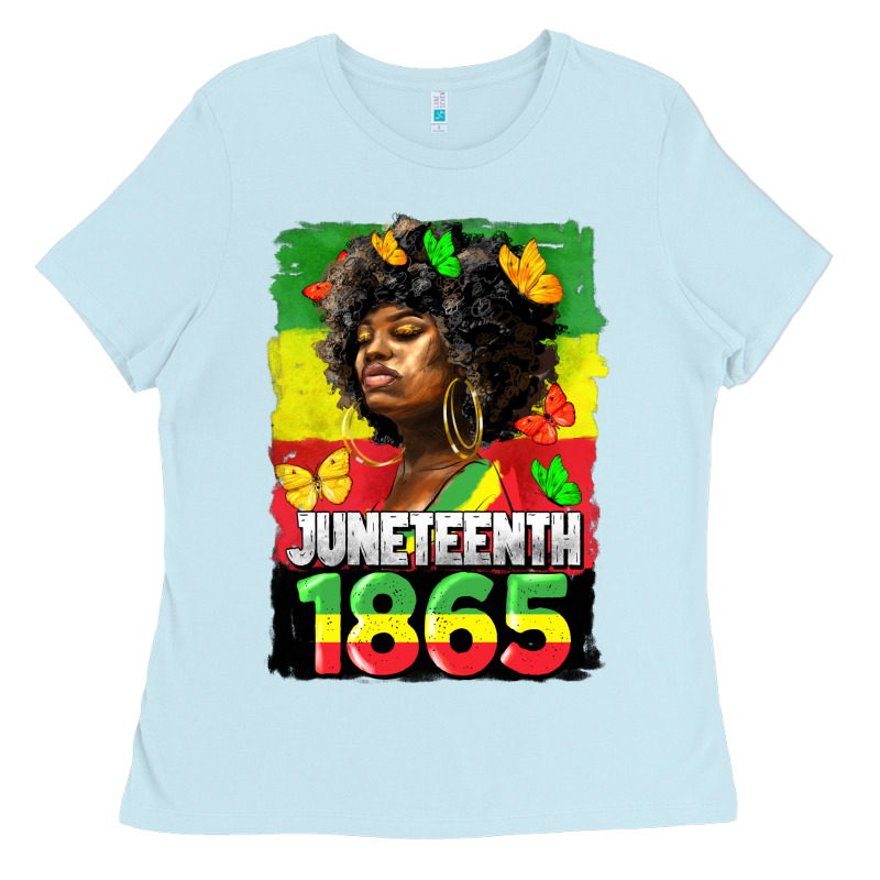 Juneteenth 1865 Black Freedom Ladies Tee by HRA Design Shop | Teevron