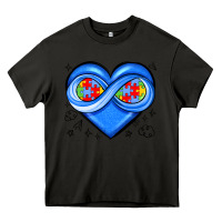 Asphalt infinity heart autism awareness Heavy Core Tee - JahusDesignShop