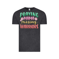 Vintage Black prying mama raising warriors malia Vintage Tee - MaliasSmallBusiness