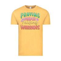 Vintage Mustard prying mama raising warriors malia Vintage Tee - MaliasSmallBusiness