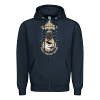 Navy Don't Take My Coffee Zipper Hoodie - Bettercallsaul