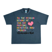 Midnight Navy to the person behind me Urban Heavy Tee - MaliasSmallBusiness