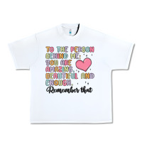 White to the person behind me Urban Heavy Tee - MaliasSmallBusiness