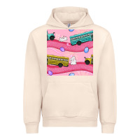 Sandshell Easter School Bus Seamless Pattern Urban Hoodie - BundleAndBundleShop