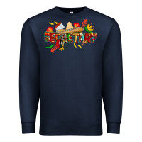 Navy cinco de mayo secretary Premium Sweatshirt - CowGirlArtShop