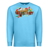 Ocean Blue cinco de mayo secretary Premium Sweatshirt - CowGirlArtShop