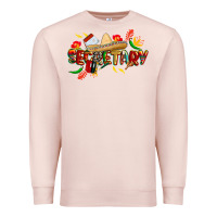 Pale Pink cinco de mayo secretary Premium Sweatshirt - CowGirlArtShop