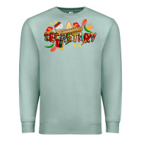 Seafoam cinco de mayo secretary Premium Sweatshirt - CowGirlArtShop