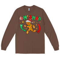 Chestnut oh snap with gingerbread Long Sleeve Tee - MaliasSmallBusiness