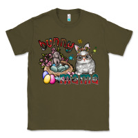 Army Green Bunny mama Classic Tee - CowhideDigitalArt