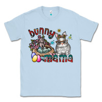 Dusty Blue Bunny mama Classic Tee - CowhideDigitalArt