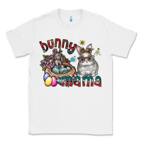 White Bunny mama Classic Tee - CowhideDigitalArt