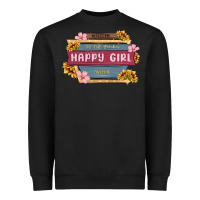 Welcome To The Fabulous Happy Girl Avenue Heavyweight Sweatshirt | Teevron