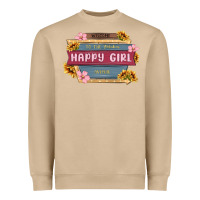 Mushroom welcome to the fabulous happy girl avenue Heavyweight Sweatshirt - MaliasSmallBusiness