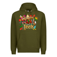Army Green cinco de mayo nail tech Premium Hoodie - CowGirlArtShop