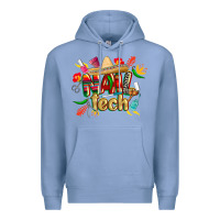 Colony Blue cinco de mayo nail tech Premium Hoodie - CowGirlArtShop