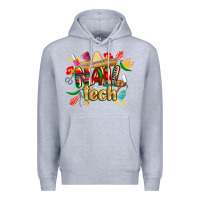 Heather Grey cinco de mayo nail tech Premium Hoodie - CowGirlArtShop