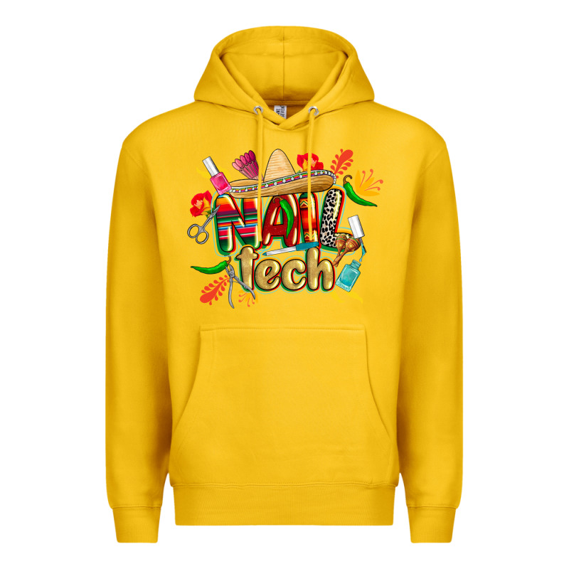 Cinco De Mayo Nail Tech Premium Hoodie by CowGirlArtShop | Teevron
